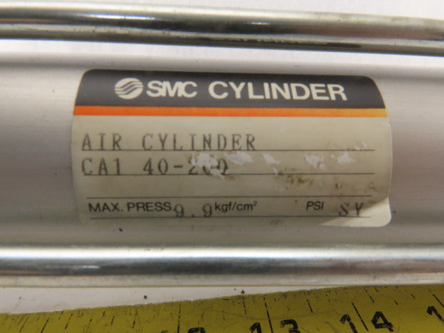 SMC CA1 40-200 40mm Bore 200mm Stroke Double Acting Air Cylinder