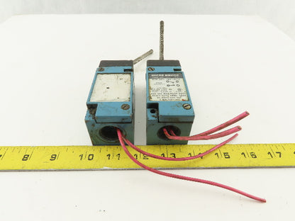 Honeywell LSK3K-8C Micro Switch Heavy Duty Limit Switch Wobble Stick lot of 2