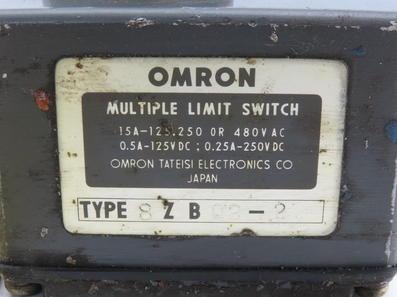 Omron Type 8ZB02-2 Multiple Limit Switch