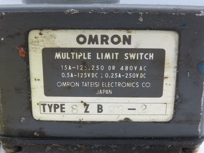 Omron Type 8ZB02-2 Multiple Limit Switch