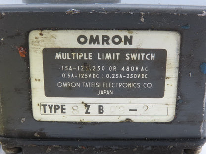Omron Type 8ZB02-2 Multiple Limit Switch