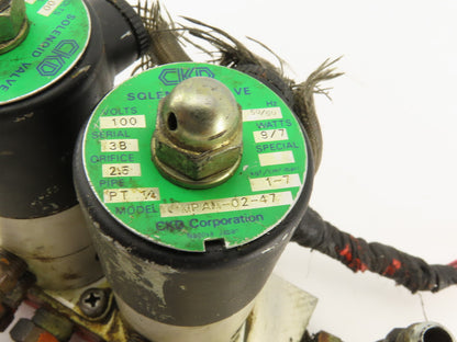 CKD MPAM-02-47 Double Solenoid Valve 100V