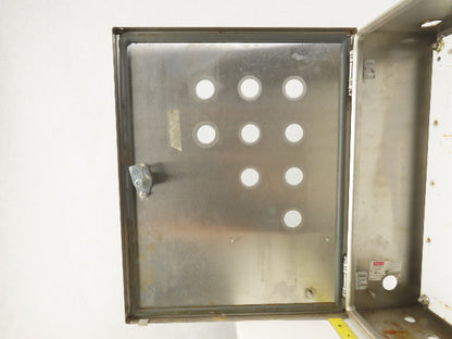 Hoffman C-SD20166SS Electrical Enclosure Stainless Steel 20"x16"x6"W/Back Plate