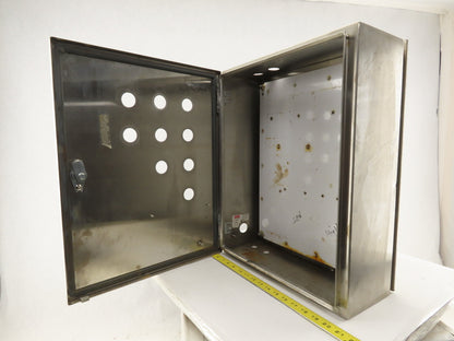 Hoffman C-SD20166SS Electrical Enclosure Stainless Steel 20"x16"x6"W/Back Plate