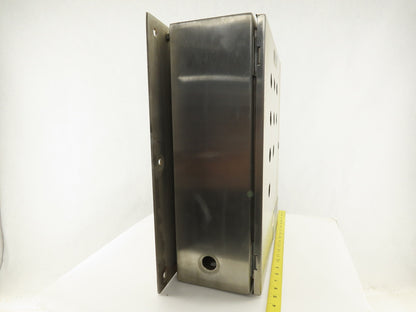 Hoffman C-SD20166SS Electrical Enclosure Stainless Steel 20"x16"x6"W/Back Plate