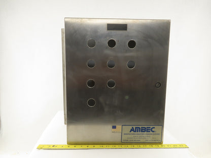 Hoffman C-SD20166SS Electrical Enclosure Stainless Steel 20"x16"x6"W/Back Plate