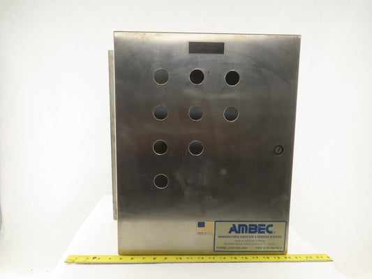 Hoffman C-SD20166SS Electrical Enclosure Stainless Steel 20"x16"x6"W/Back Plate