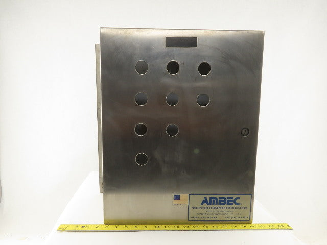 Hoffman C-SD20166SS Electrical Enclosure Stainless Steel 20"x16"x6"W/Back Plate