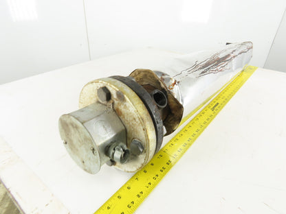 Watlow U6-21-218-37 240/480V 12kW 3Ph Tubular Immersion Heater 36" Long 1" Ports