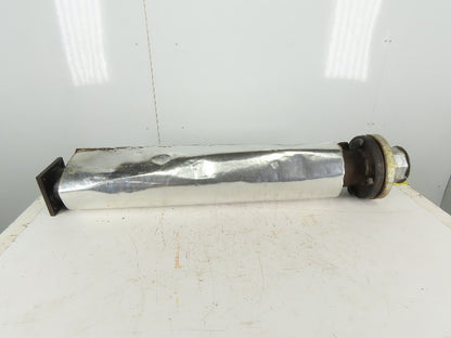 Watlow U6-21-218-37 240/480V 12kW 3Ph Tubular Immersion Heater 36" Long 1" Ports