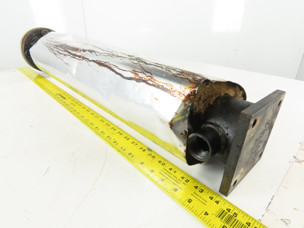 Watlow U6-21-218-37 240/480V 12kW 3Ph Tubular Immersion Heater 36" Long 1" Ports