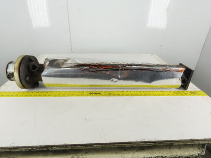 Watlow U6-21-218-37 240/480V 12kW 3Ph Tubular Immersion Heater 36" Long 1" Ports