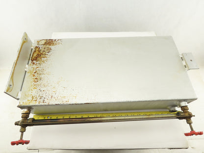 24" Tall x 5" Wide 11-1/2" Long 6 Gallon Liquid Reservoir Level Gage 3/4" NPT