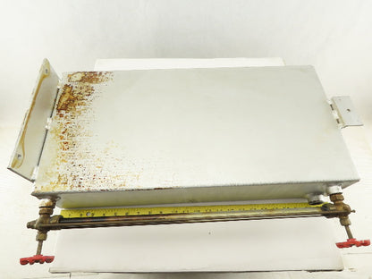24" Tall x 5" Wide 11-1/2" Long 6 Gallon Liquid Reservoir Level Gage 3/4" NPT