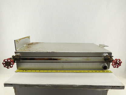 24" Tall x 5" Wide 11-1/2" Long 6 Gallon Liquid Reservoir Level Gage 3/4" NPT