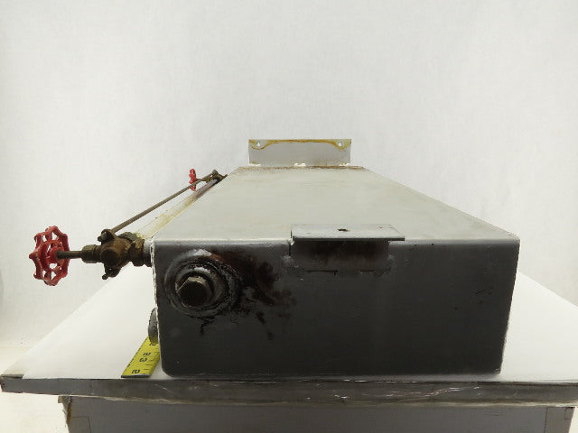 24" Tall x 5" Wide 11-1/2" Long 6 Gallon Liquid Reservoir Level Gage 3/4" NPT