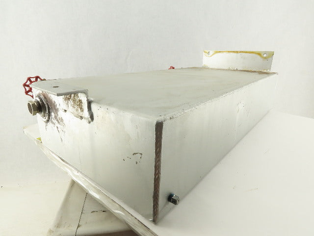 24" Tall x 5" Wide 11-1/2" Long 6 Gallon Liquid Reservoir Level Gage 3/4" NPT