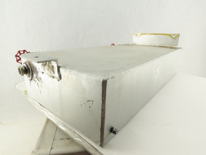 24" Tall x 5" Wide 11-1/2" Long 6 Gallon Liquid Reservoir Level Gage 3/4" NPT