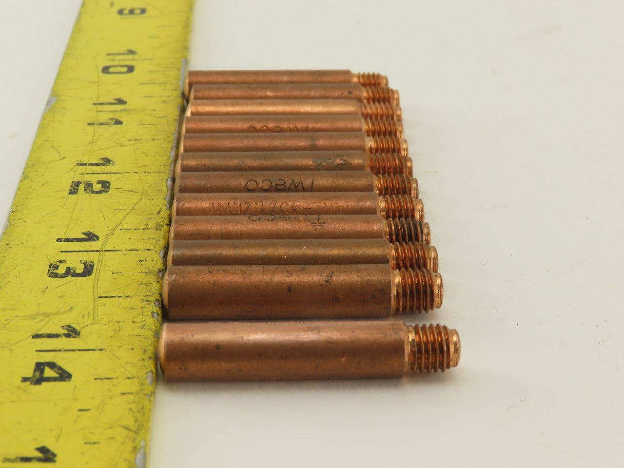 Tweco 14RZ-45 1.2mm Wire Welding Torch Contact Tip Lot Of 12