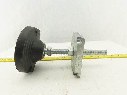Elesa 5" Leveling Foot Swivel Stud M16x2.0 9" OAL