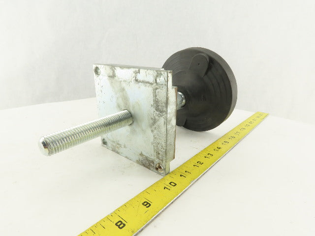 Elesa 5" Leveling Foot Swivel Stud M16x2.0 9" OAL