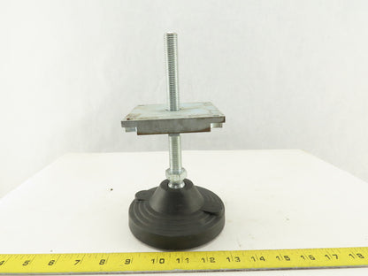 Elesa 5" Leveling Foot Swivel Stud M16x2.0 9" OAL