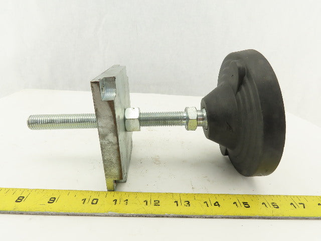 Elesa 5" Leveling Foot Swivel Stud M16x2.0 9" OAL