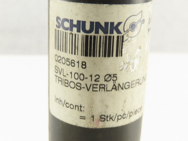 Schunk SVL-100-12 Tribos 0.5 x 100mm Polygonal Extension Clamping Tool Holder