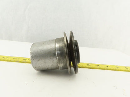3-3/8" OD x 3/8" Groove Variable Speed Pulley 7/16" Bore