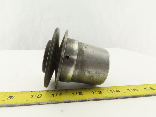 3-3/8" OD x 3/8" Groove Variable Speed Pulley 7/16" Bore