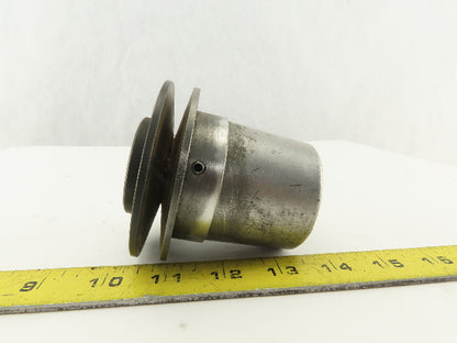 3-3/8" OD x 3/8" Groove Variable Speed Pulley 7/16" Bore