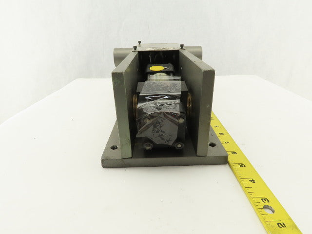 Custom Fab Pneumatic Rotary Rod Actuator Thru Shaft 1/4 Turn For 1" Rod