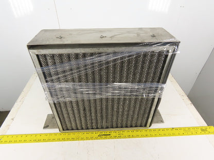 18" x 18" Stainless Steel Washable Coolant Vacuum Filter Collection Box Pan