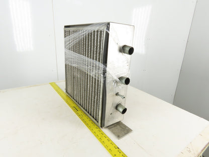 18" x 18" Stainless Steel Washable Coolant Vacuum Filter Collection Box Pan