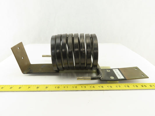 D-210422 REV. -BR1 8 Pass Induction Coil 4" ID 3/8" Tube