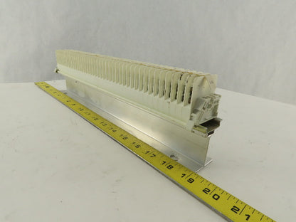Weidmuller OSC10 600V Wire Terminal Block On Rail Lot Of 44