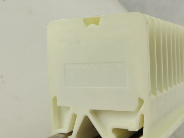 Weidmuller OSC10 600V Wire Terminal Block On Rail Lot Of 46