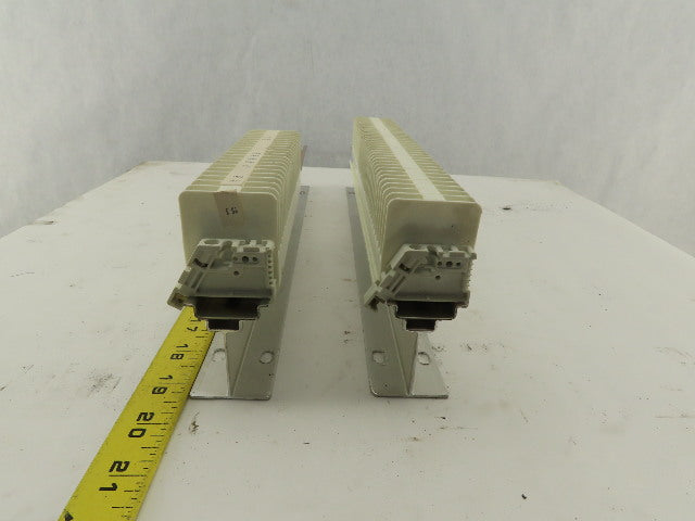 Weidmuller OSC10 600V Wire Terminal Block On Rail Lot Of 46