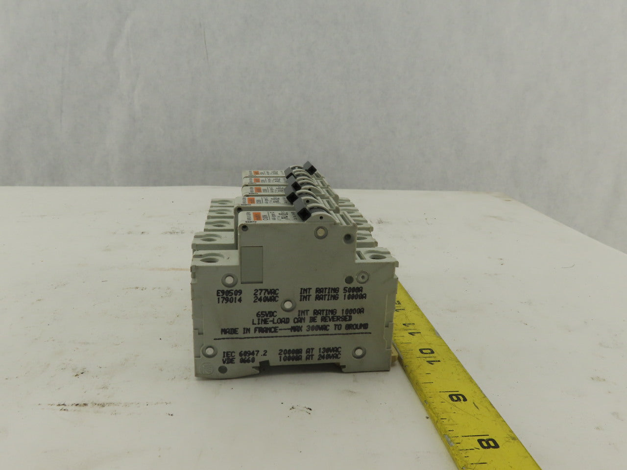 Merlin Gerin C60N Multi 9 4 Amp Type C Circuit Breaker 277 VAC Lot Of 5
