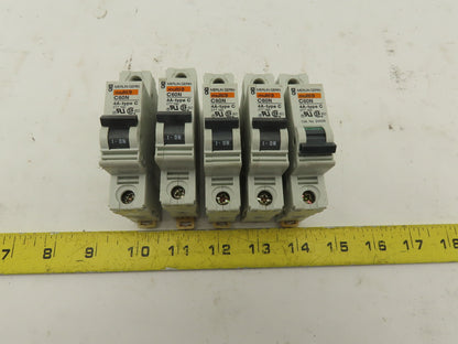 Merlin Gerin C60N Multi 9 4 Amp Type C Circuit Breaker 277 VAC Lot Of 5