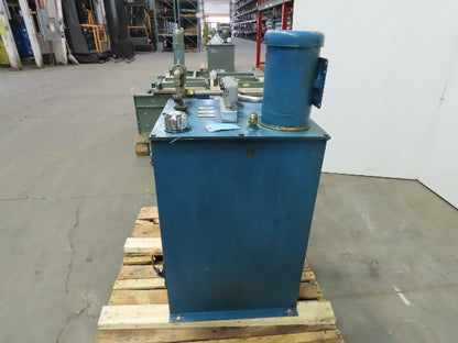 50 Gallon Oil Storage Transfer Tank W/1-1/2Hp Parker Pump 208-230/460V 3Ph
