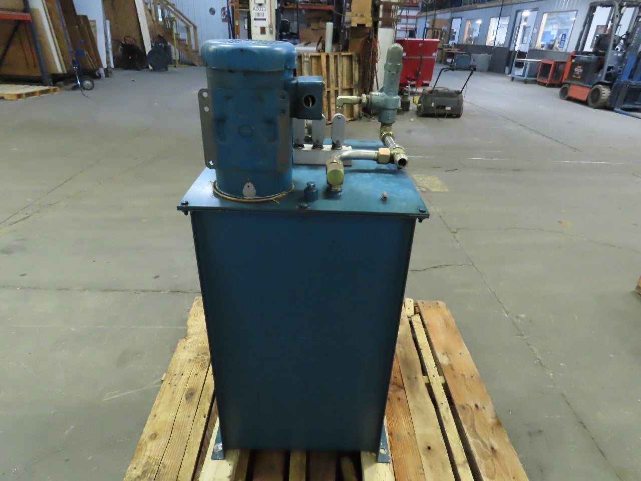 50 Gallon Oil Storage Transfer Tank W/1-1/2Hp Parker Pump 208-230/460V 3Ph