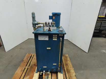 50 Gallon Oil Storage Transfer Tank W/1-1/2Hp Parker Pump 208-230/460V 3Ph