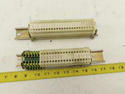 Allen Bradley 1492-HM1 30A 600V Single Pole Wire Terminal Blocks Lot Of 49