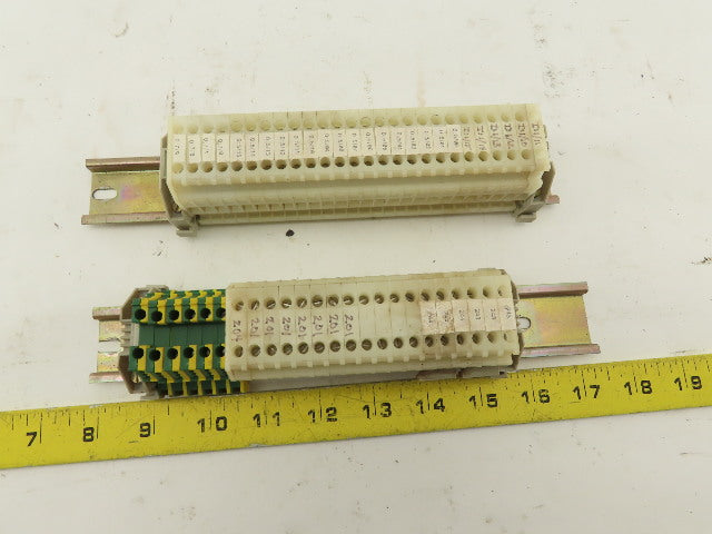 Allen Bradley 1492-HM1 30A 600V Single Pole Wire Terminal Blocks Lot Of 49