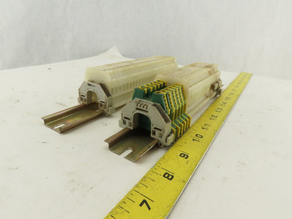 Allen Bradley 1492-HM1 30A 600V Single Pole Wire Terminal Blocks Lot Of 49