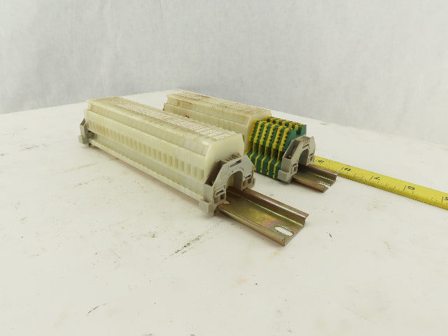 Allen Bradley 1492-HM1 30A 600V Single Pole Wire Terminal Blocks Lot Of 49