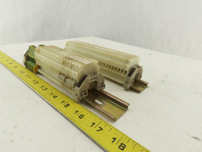 Allen Bradley 1492-HM1 30A 600V Single Pole Wire Terminal Blocks Lot Of 49