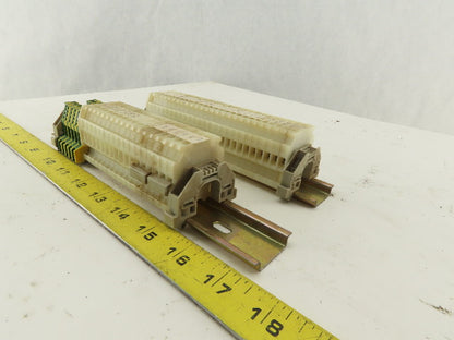 Allen Bradley 1492-HM1 30A 600V Single Pole Wire Terminal Blocks Lot Of 49