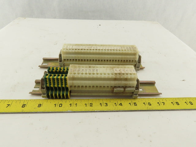 Allen Bradley 1492-HM1 30A 600V Single Pole Wire Terminal Blocks Lot Of 49